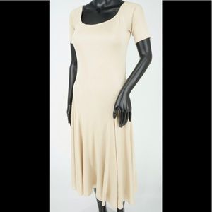 From the set of HBO’s INSECURE, sheath dress by Ralph Lauren